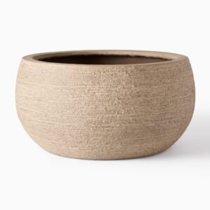 Pflanzgefäß aus Ficonstone mit Ablaufloch für Innen und Außen